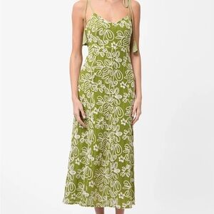 NWT Adelyn Rae Trina corded textured slip midi dress